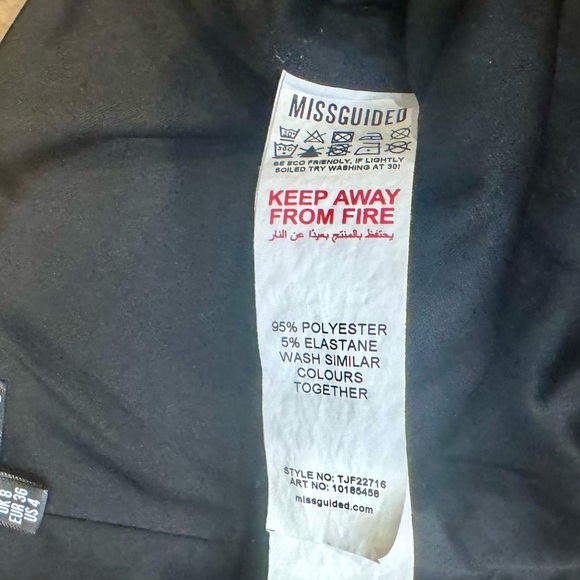 Missguided Black Strapless Corset Top Size US 4 - Picture 11 of 11